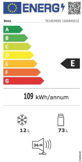 Beko TS190340N Koelkast