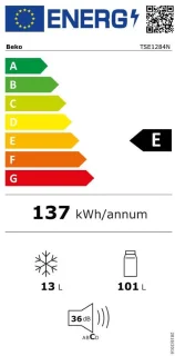 Beko TSE1284N tafelmodel koelkast