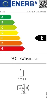Beko TSE1524N Koelkast