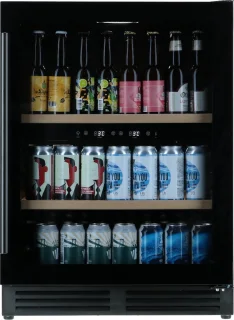 Bierkoelkast Brussel 126 flessen glazen deur
