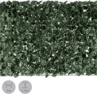 Blumfeldt Fency Dark Ivy tuinscherm 300x150 cm donkergroen
