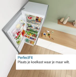 Bosch KGN362LBF Serie 4 Koel-vriescombinatie RVS