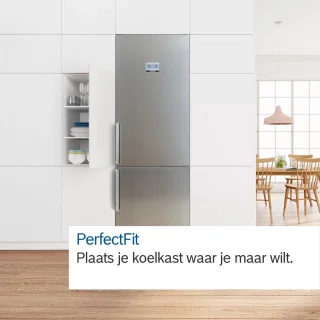 Bosch KGN392LBF Serie 4 koel-vriescombinatie RVS