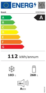 Bosch KGN39AIAU Serie 6 Koel-vriescombinatie RVS