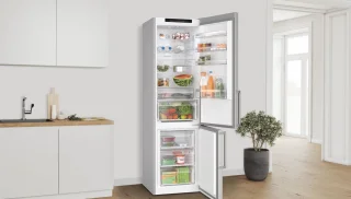 Bosch KGN39VIBT Serie 4 Koel-vriescombinatie RVS B