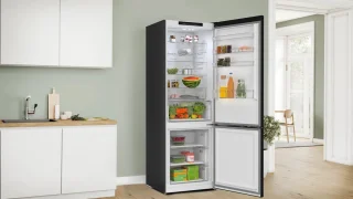 Bosch KGN492XCF Serie 4 Vrijstaande Koelvriescombinatie Zwart