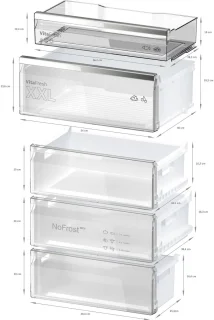 Bosch KGN49AIBT Serie 6 Koel-vriescombinatie RVS