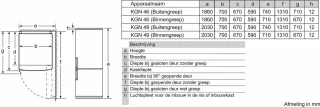 Bosch KGN49XLEA Serie 4 Koel-vriescombinatie RVS