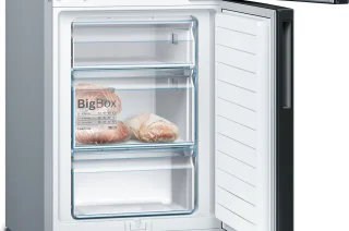Bosch KGV36VBEAS Koel-vriescombinatie Zwart