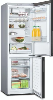 Bosch KGV36VBEAS Koel-vriescombinatie Zwart