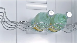 Bosch KGV36VBEAS Koel-vriescombinatie Zwart