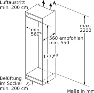 Bosch KIN86ADD0 Serie 6 Koel-vriescombinatie inbouw