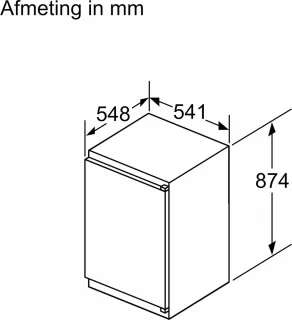 Bosch KIR21NSE0 Inbouwkoelkast
