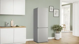 Bosch Serie 4 KGN362IDF koel-vriescombinatie roestvrijstaal