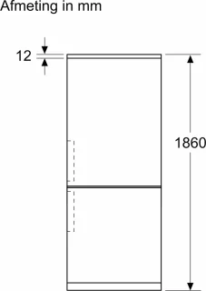 Bosch Serie 4 KGN362WDF Koel-vriescombinatie wit