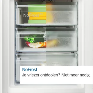 Bosch Serie 4 KGN362WDF Koel-vriescombinatie wit