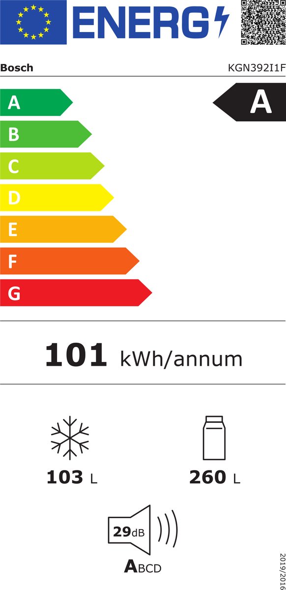 Wat vinden we goed aan de Bosch Serie 4 KGN392I1F Koel-vriescombinatie RVS