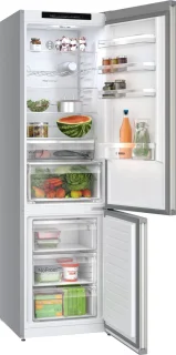 Bosch Serie 4 KGN392I1F Koel-vriescombinatie RVS