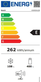 Bosch Serie 4 KGN56XLEB Koelvriescombinatie Roestvrijstaal