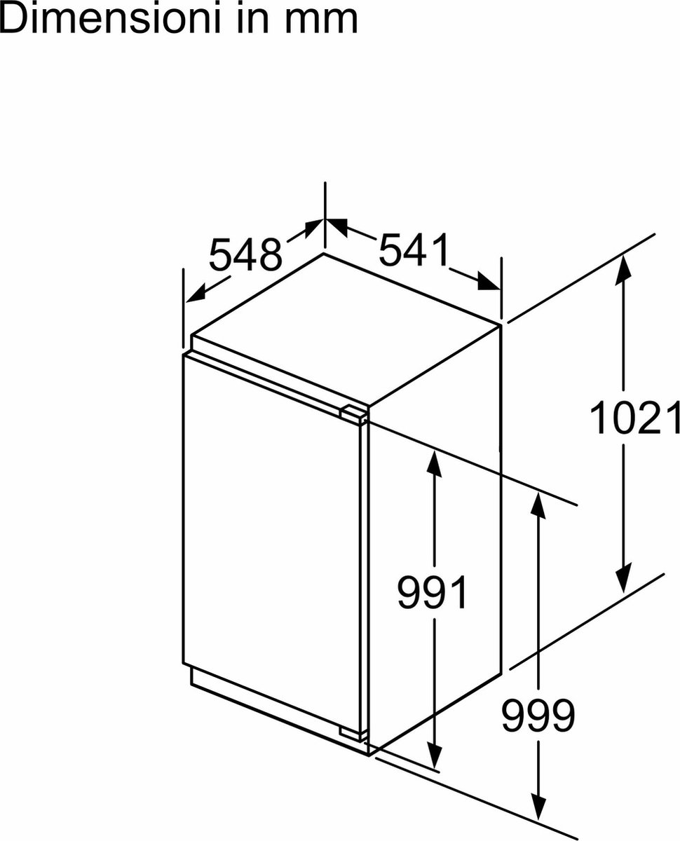 Bosch Serie 4 KIR31VFE0 Inbouwkoelkast