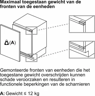 Bosch Serie 4 KUR21VFE0 Inbouwkoelkast onderbouw