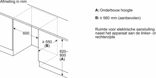 Bosch Serie 4 KUR21VFE0 Inbouwkoelkast onderbouw
