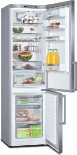 Bosch Serie 6 KGE398IBP Koel-vriescombinatie RVS