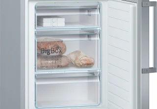 Bosch Serie 6 KGE398IBP Koel-vriescombinatie RVS