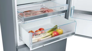 Bosch Serie 6 KGE49AICA Koel-vriescombinatie RVS