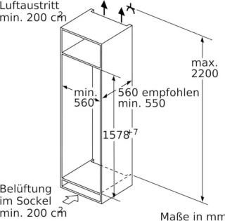 Bosch Serie 6 KIL72AFE0 Inbouwkoelkast