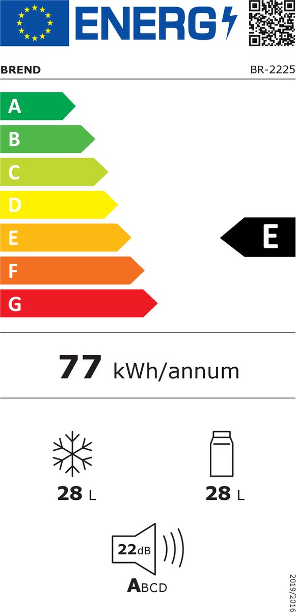 Wat vinden we goed aan de BREND BR-2225 Mini Koelkast 30L Tafelmodel Zwart