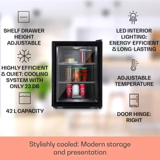 Brooklyn 42 Mini-koelkast Glazen Deur