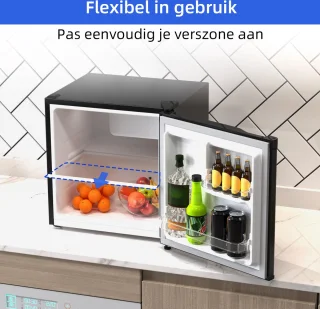 CHiQ CSD46D4E Mini koelkast 46L Zwart
