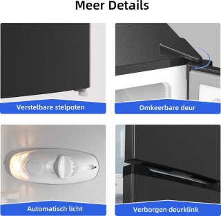 CHiQ FBM157L42 Koel-vriescombinatie 157L