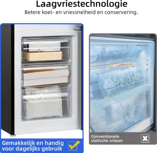 CHiQ FBM157L42 Koel-vriescombinatie 157L