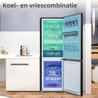CHiQ FBM228NE4DE Koel-vriescombinatie 231L