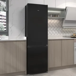 CHiQ FBM260L Koel-vriescombinatie 262L Donker RVS