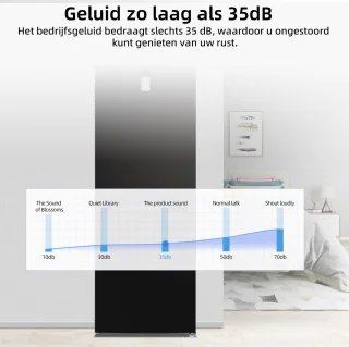 CHiQ FBM351NEI42 Koel-vriescombinatie 356L