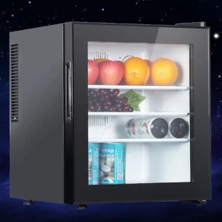 Compacte mini koelkast - 30 liter - zwart