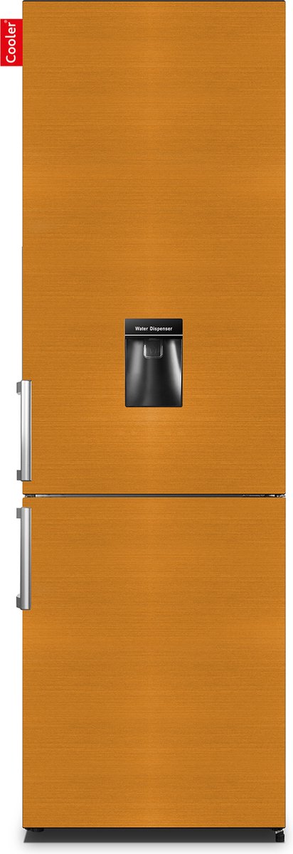 De COOLER LARGEH2O-ABRO Combi Bottom Koelkast 262L Brushed Bronze in één oogopslag
