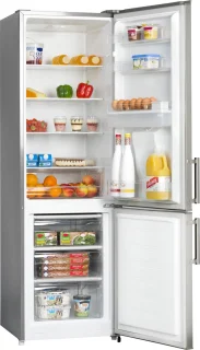 COOLER LARGEH2O-ABRO Combi Bottom Koelkast 262L Brushed Bronze