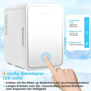 COSTWAY Draagbare mini koelkast 10 L