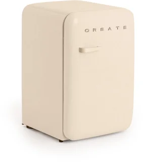 CREATE FRIDGE RETRO 107L - Gebroken wit
