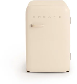 CREATE FRIDGE RETRO 107L - Gebroken wit