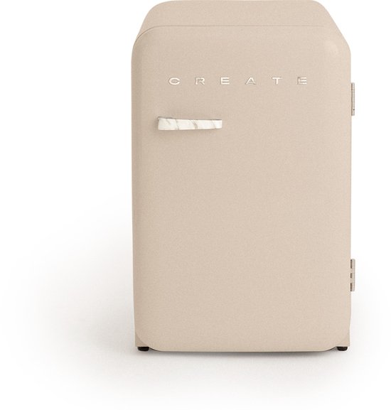 Retro charme met moderne bruikbaarheid: CREATE FRIDGE RETRO 107L
