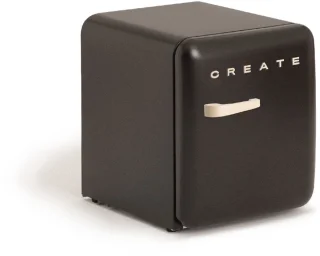 CREATE FRIDGE RETRO 48L Koelkast - Zwart