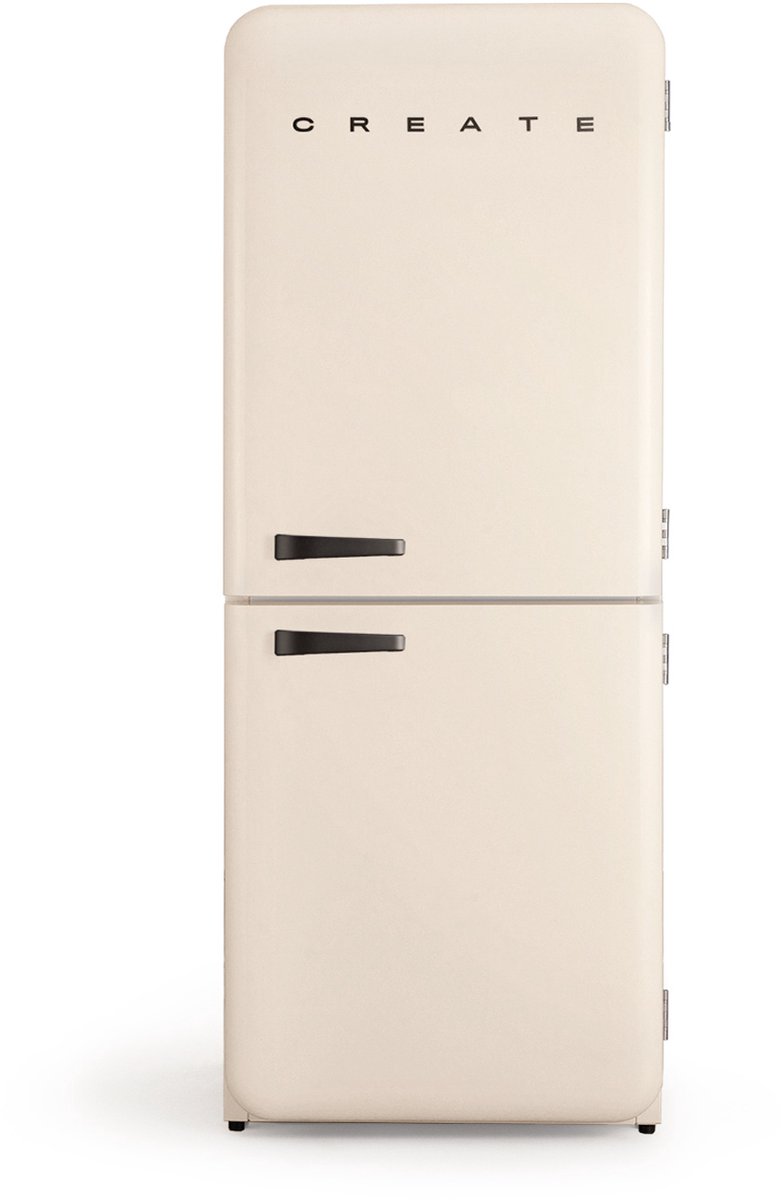 De CREATE FRIDGE RETRO COMBI 401 L in één oogopslag