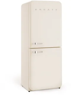 CREATE FRIDGE RETRO COMBI 401 L koelkast