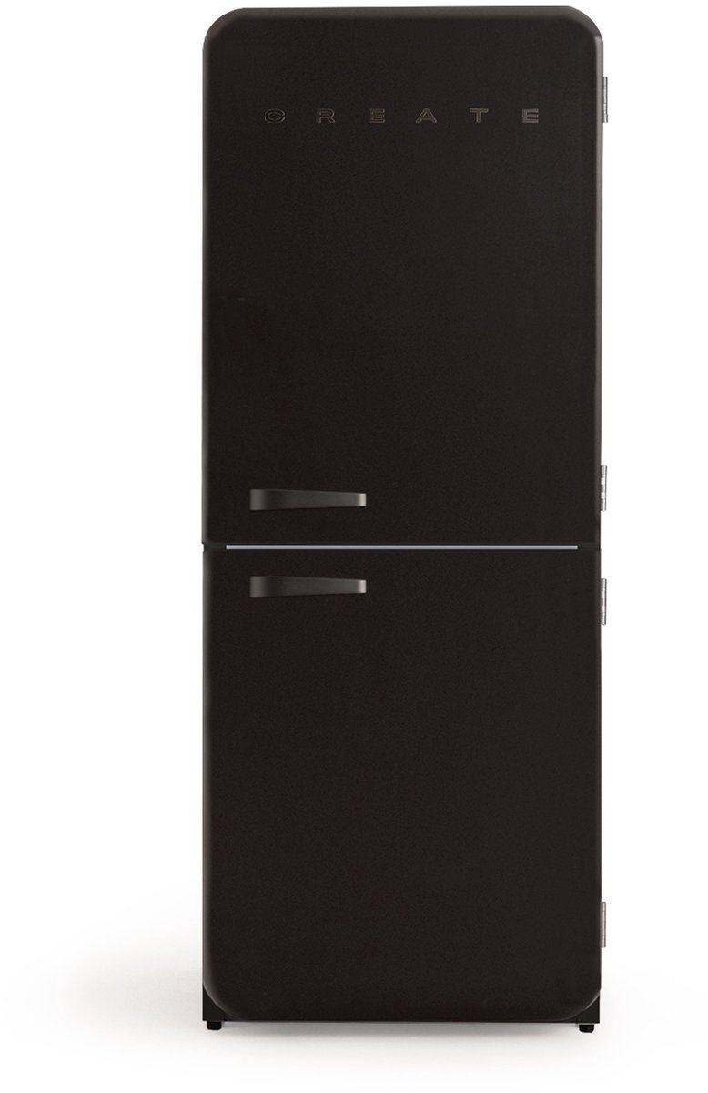 De CREATE FRIDGE RETRO COMBI 401L koelkast in één oogopslag