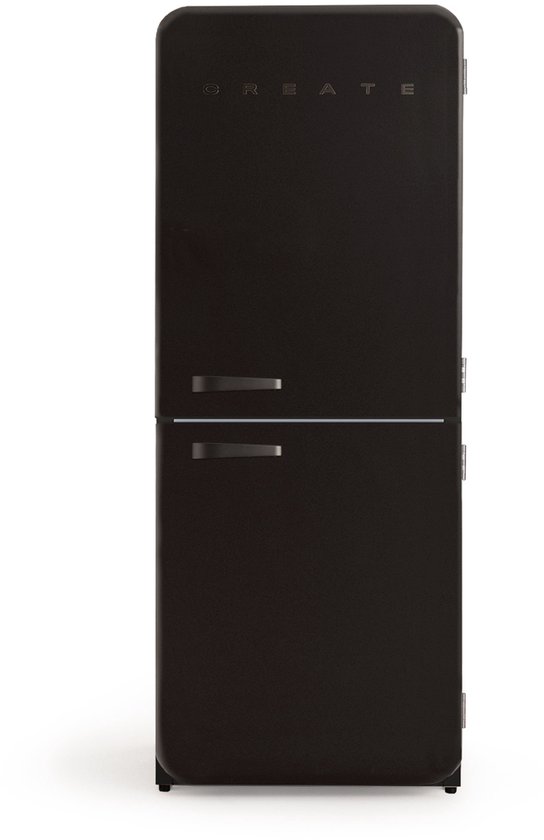 Retro charme ontmoet moderne koeltechniek: de CREATE FRIDGE RETRO COMBI 401L
